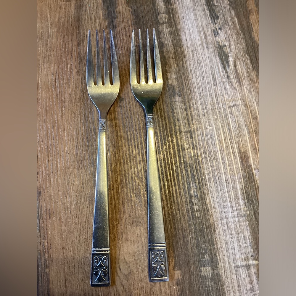Vintage Ekco Eterna Stainless Dinner Forks MCM